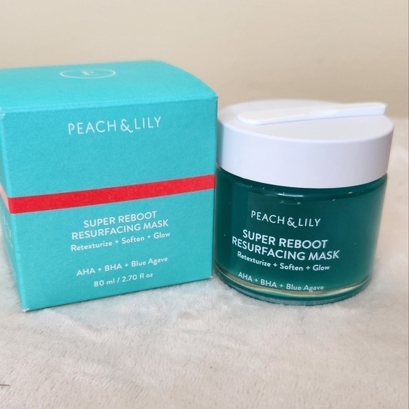 Peach & Lily Bundle FULL SIZE Super Reboot Resurfacing Mask +samples siz… - Picture 12 of 15
